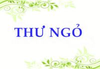 Thư ngỏ của đồng chí Phạm Văn Bình phụ trách trường